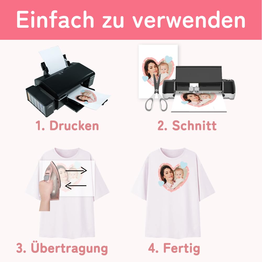 PrintLINE Inkjet Transferfolie für helle Textilien 10 Blatt online bestellen | MÜLLER