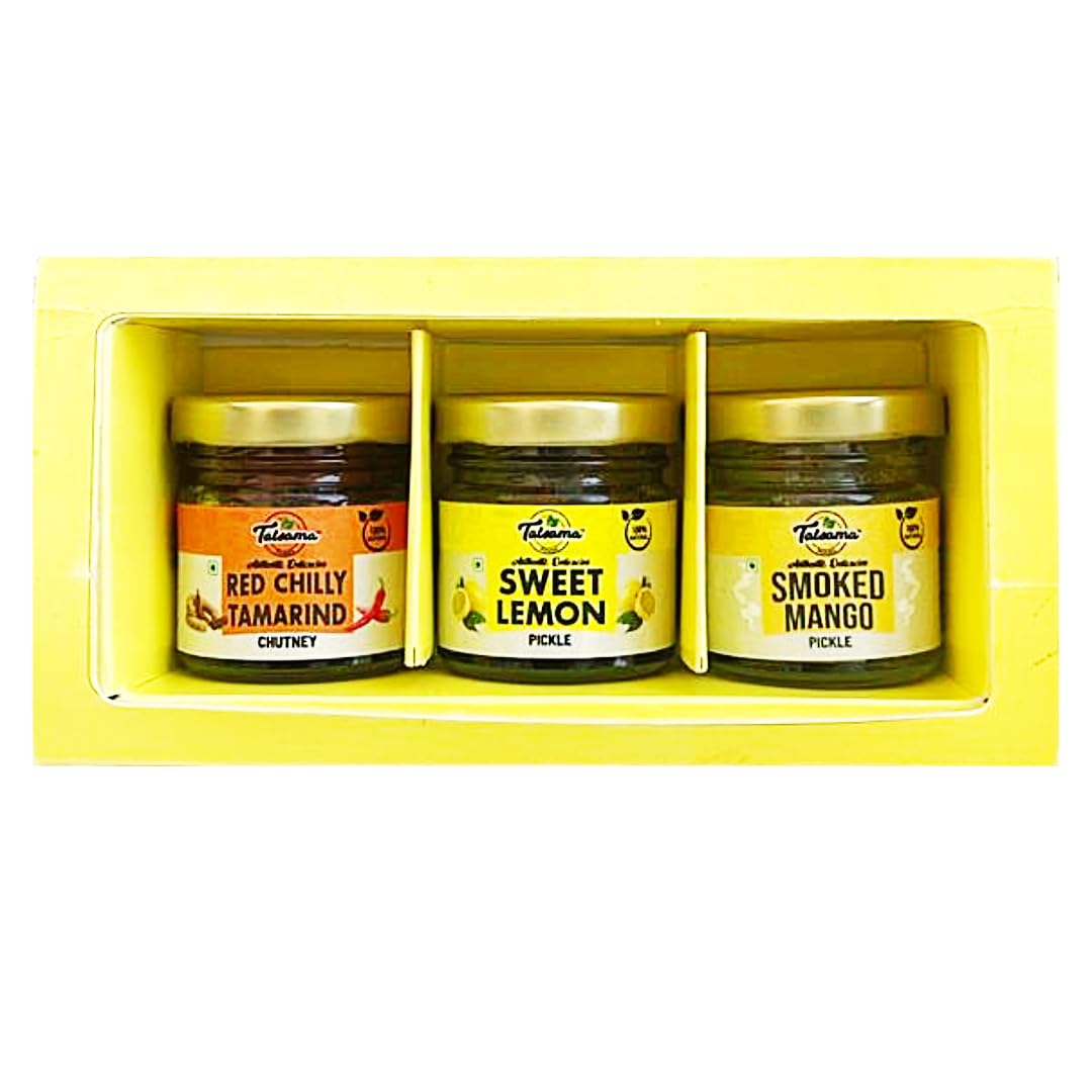 Tatsama Foods Pickles Sample Pack,Assorted 3 Flavors(Smoked Mango + Red Chilly Tamarind + Sweet Lemon) (B0D12HPK4G) Amazon Price History, Amazon Price Tracker