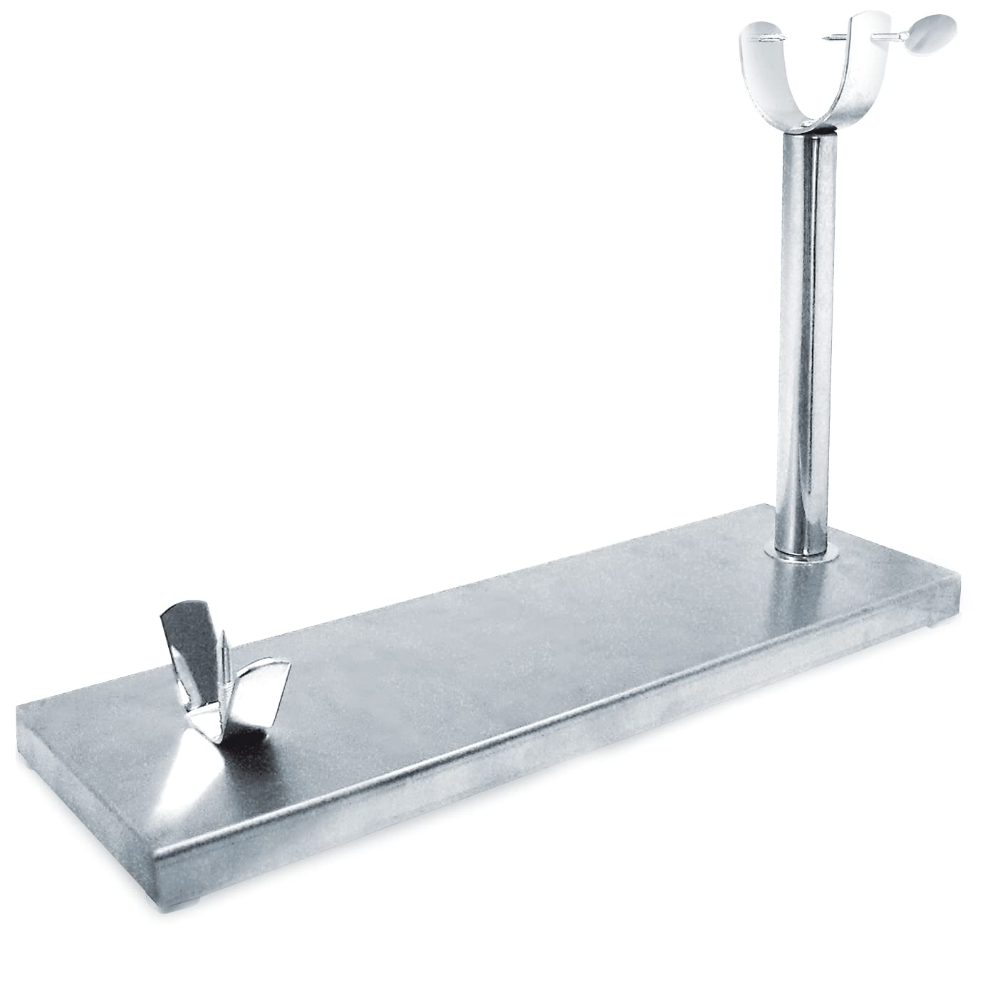 NERTHUS FIH 1207 Set Schinkenhalter Edelstahl fester Kopf Schinkenmesser Schärfer und Hülle zum Schinken schneiden