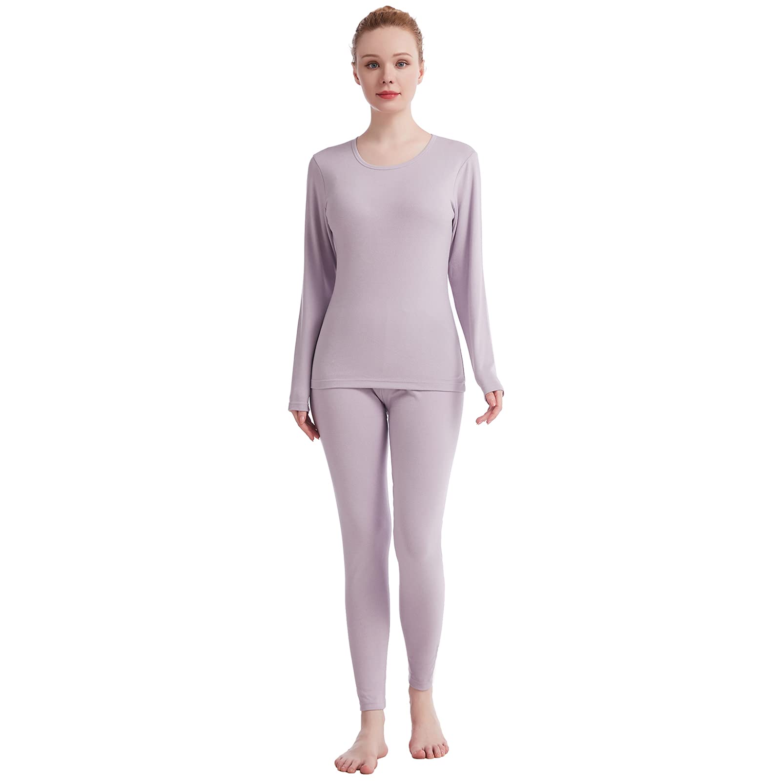 Thermal Underwear for Women Long Johns Womens Thermal Underwear Sets Solid Ultra Soft Base Layer Gifts with Box