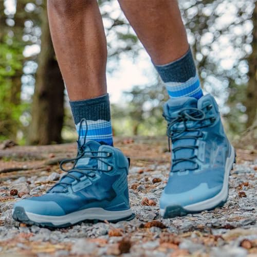 Image of Feetures Trail Max Cushion Mini Crew Sock - Hiking Socks for Men & Women