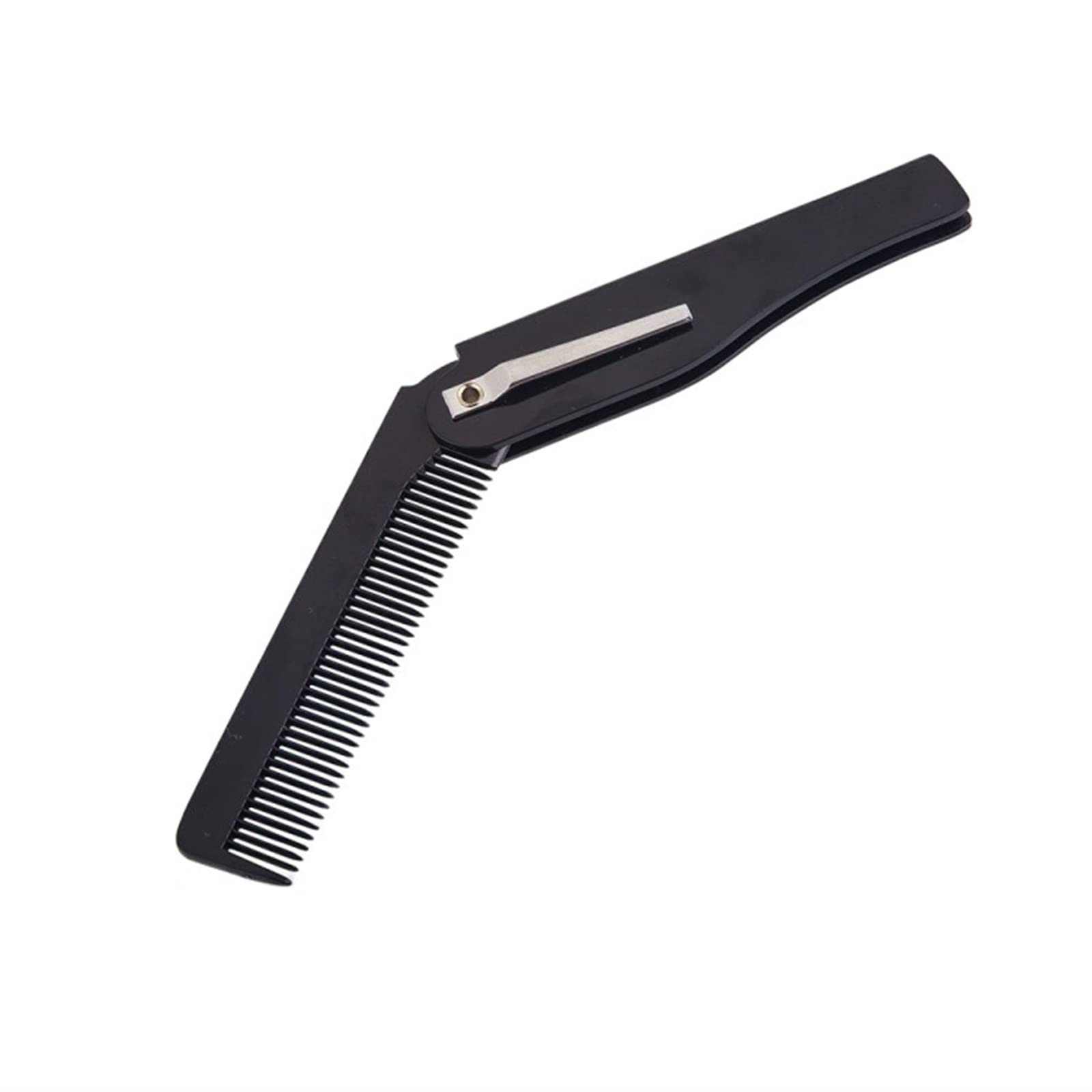 DieffematicSZ Grzebień Folding Comb Small And Portable Plastic Comb (Color : 1pce-black)