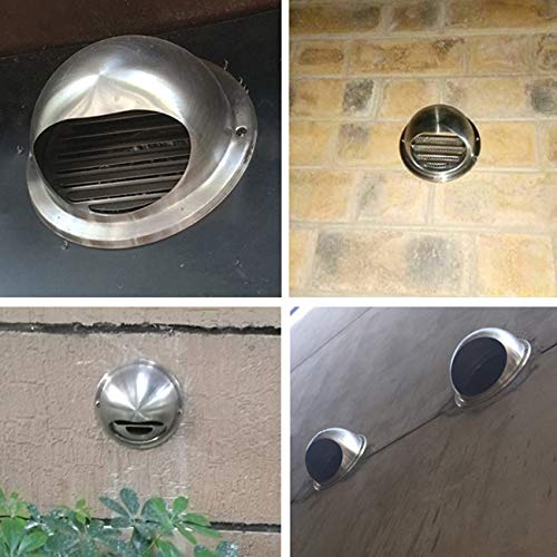 Sombrerete giratorio de acero inoxidable para chimenea universal 4