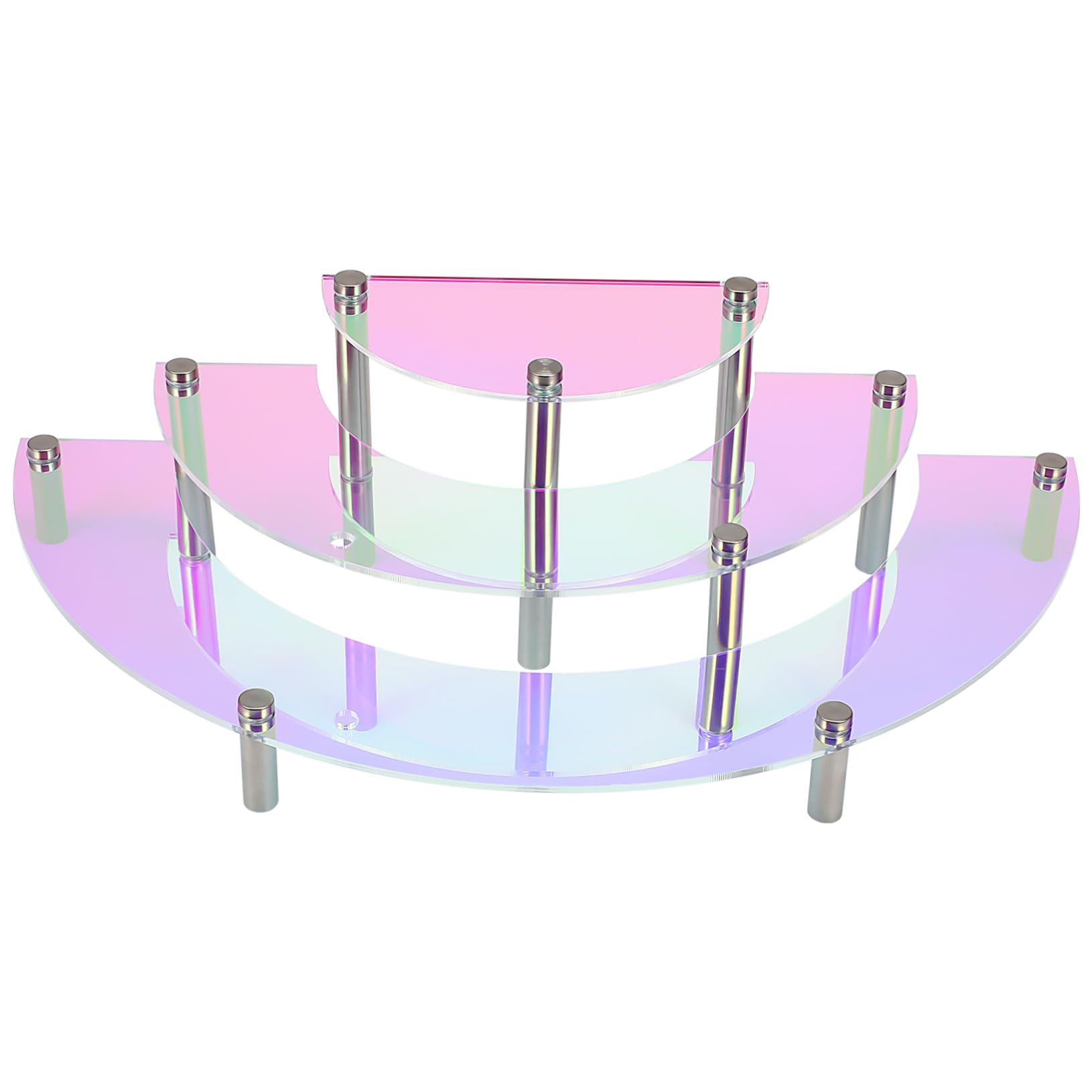 Alipis 3stufe Acryl-displayständer Transparenter Organizer Parfüm-nagellack-halter Etagere Für Make-up Aufbewahrung Kommode Tischgestell
