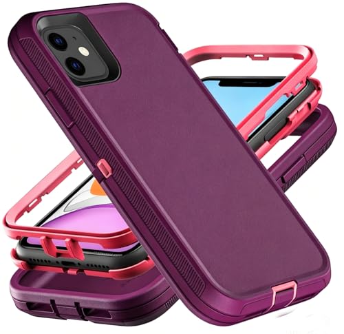 Coque iPhone 12 / 12 Pro antichoc triple couche pour affronter les chutes et la poussière, rose