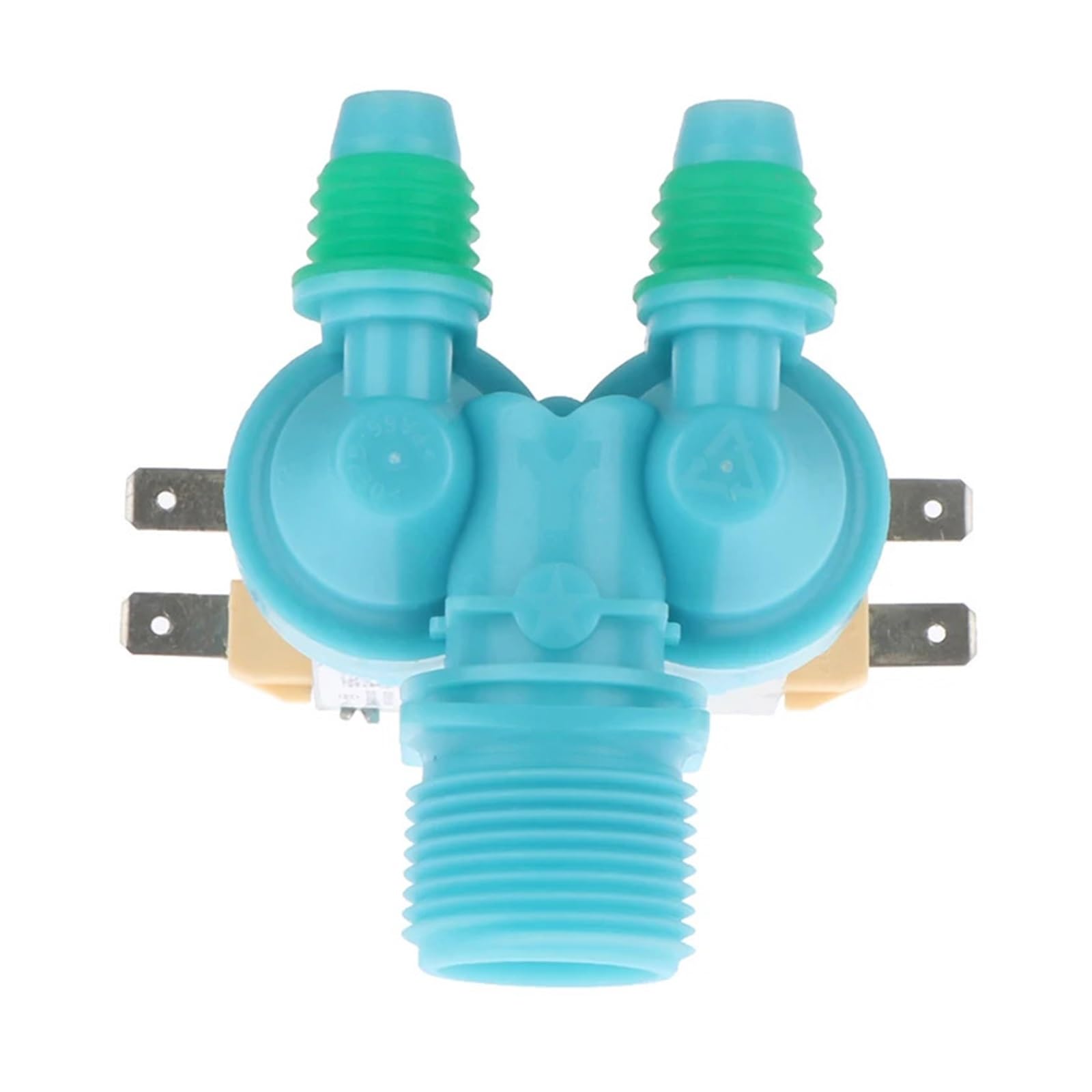 Válvula Solenoide De Entrada De Agua De Doble Cabezal C-225/19-a01 DC62-00311C Pieza De Repuesto For Lavadora | Electroválvula de entrada de doble cabezal, compatible con C-225/19-a01 y DC62-00311C for mantenimiento de lavadoras