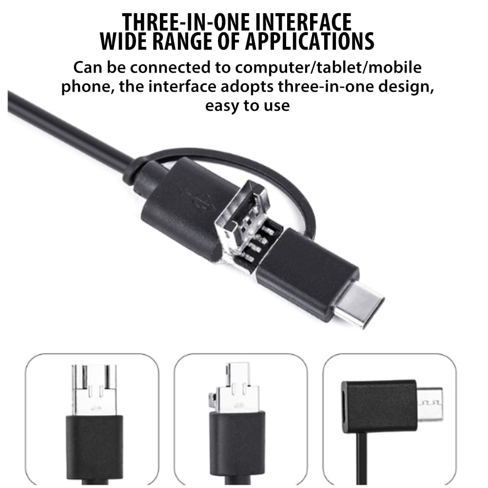 Microscopio Digitale USB, Fotocamera con Ingrandimento 200X con Supporto, Microscopio Portatile 2 Megapixel, Microscopio Elettronico con 8 Luci LED, Strumento di Osservazione