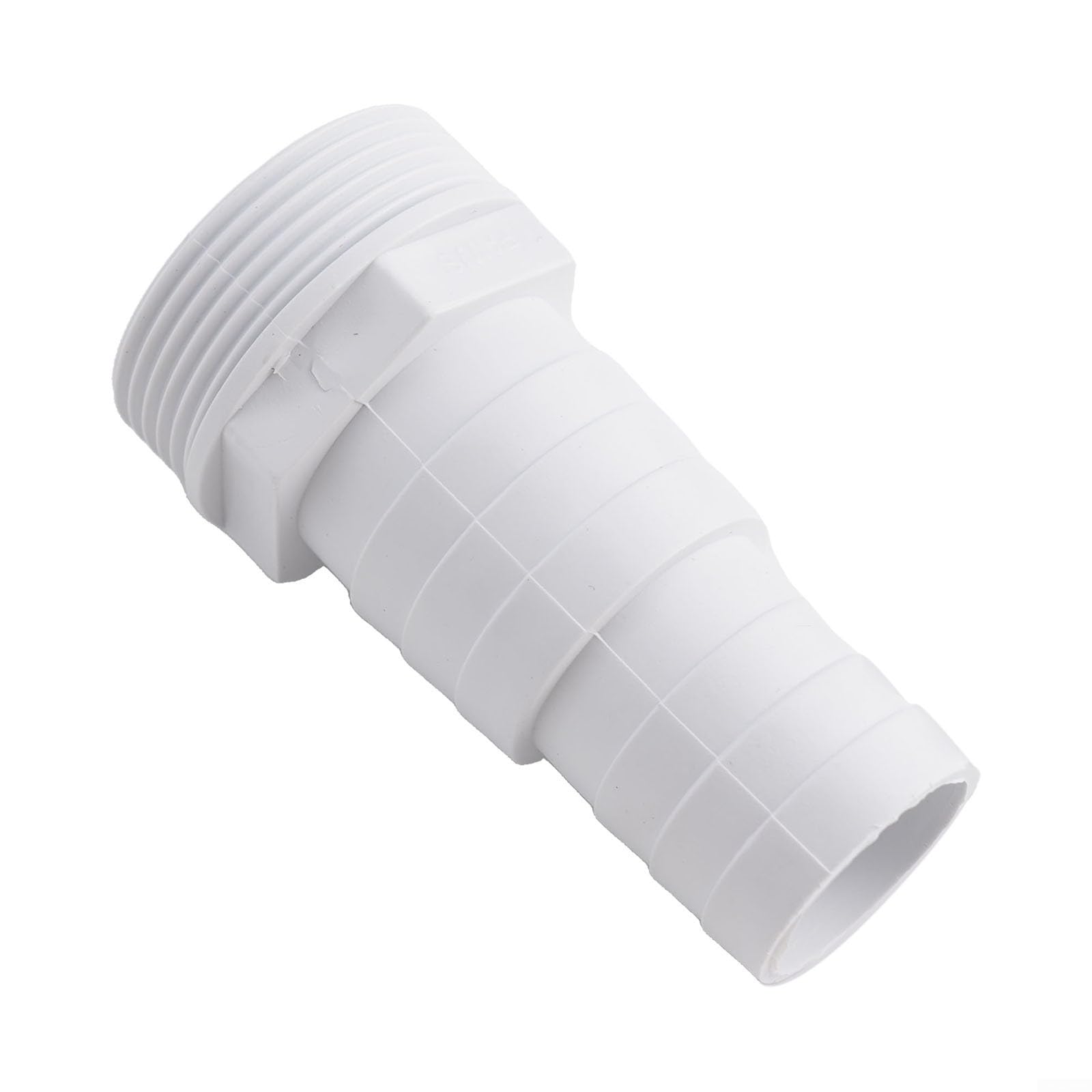 Boquilla de manguera de piscina, adaptador de control de flujo de agua de rosca de 1.5 pulgadas para mangueras de piscina de 32-38 mm, conector de equipo de piscina de plástico