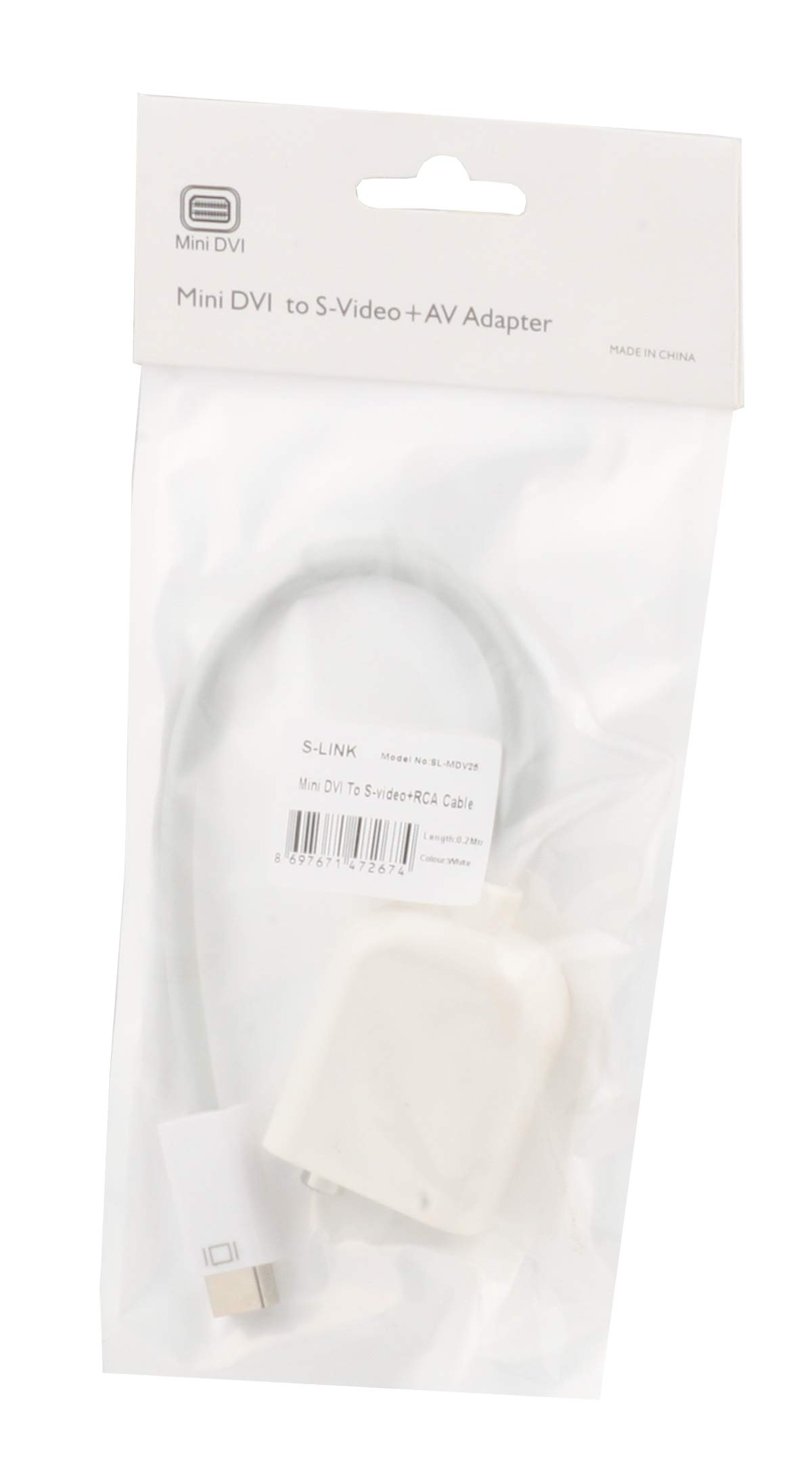 S-link SL-MDV25 Mini DVI to Video 20cm Apple Kablosu
