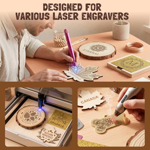 Laser engraving machine metal wood