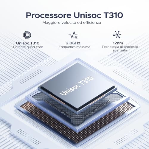 Doogee Tab A9 Pro Tablet Android 15, 20GB + 128GB/2TB Tablet 10 Pollici, 6580Mah Tablets Gaming, Unisoc T310, Dual Speaker, 5G Wifi, 8MP Camera, Type-C, Gms, Bt 5.0, Face Id, 3.5 Mm Headphone Jack - 4