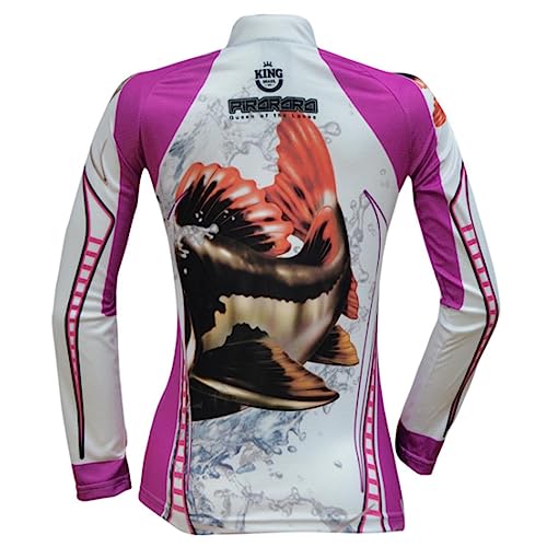 Camiseta de Pesca Proteção Solar UV King Feminina KFF401 tamanho:M