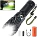 Produktbild SENDALE LED Taschenlampe 90000Lumen,IPX67 Wasserdicht USB Aufladbar Fackel 5 Lichtmodi, Zoombar, XHP70.2 Taschenlampe Batteriebetrieben, für Camping Wandern Notfälle(26650 Akku) [Energieklasse A+++]