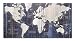 Homekor Old World Map - Travel Map Wall Art Canvas 40 x 20