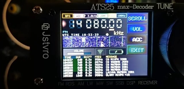 Amazon.co.jp: フルバンドラジオ受信機、2024 DSP ATS25 AMP RDSラジオ
