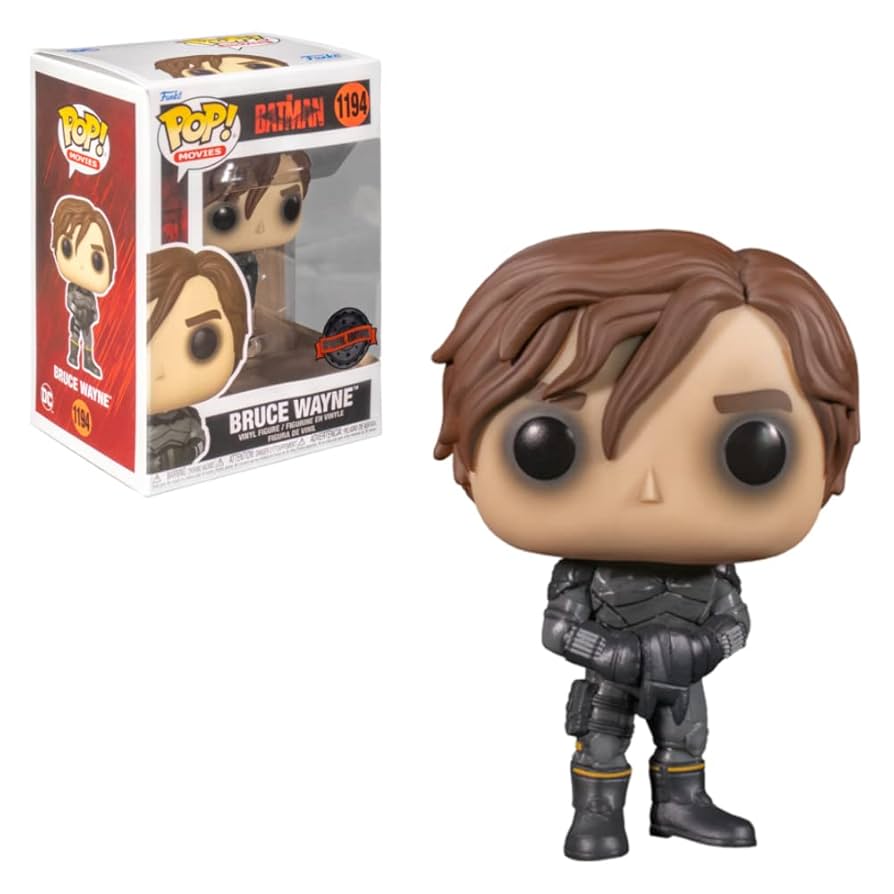 POP! FUNKO ブルース・ウェイン Amazon.com: Bruce Wayne Batman (Unmasked) #1194 : Toys & Games