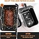 YJDM Airfryer Silikonform Zubehör für Tefal EY9018 Dual Easy Fry 5,2/3,1 L, Moulinex 8,3 L, Cecotec 5,5/3,5 L Körbe, DMS 6L/4L, Luftfritteusen Zubehör für Doppelkammer Heißluftfritteuse Dual