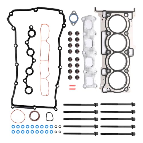 Image of KAX HS26332PT Head Gasket Set & Bolts Fit for Dodge Avenger 2008-2014, Jeep Patriot Compass 2007-2017, Journey 2009-2020, for Chrys-ler 200 2011-2014, Sebring 2007-2010, Caliber 2007-2011, 2.4L Engine