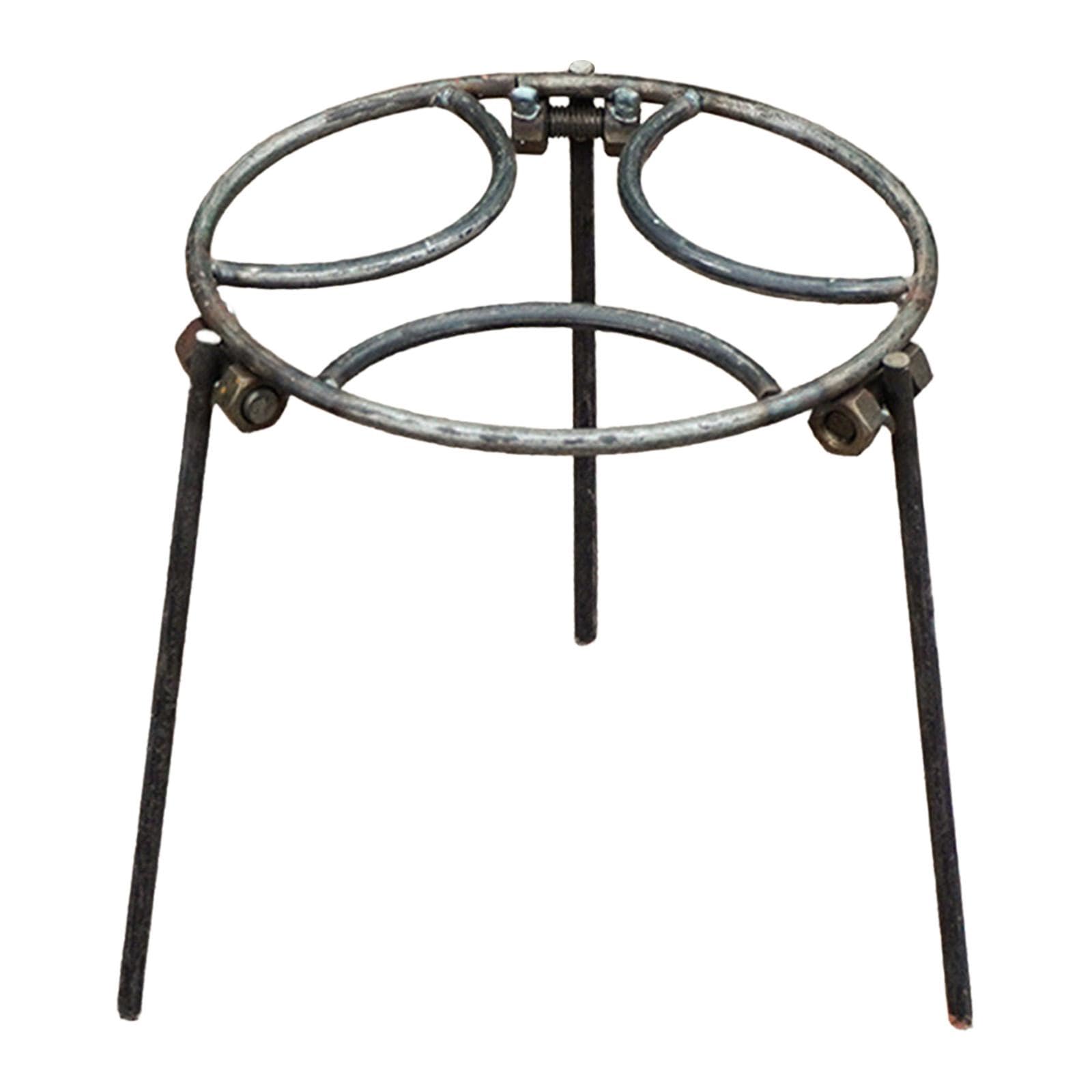 Harilla Campfire Tripod Pot Rack Foldable Legs Dutch Oven Folding Camping Grill Open Fire Cooking Stand for Fishing Picnic Barbeque, 19cm