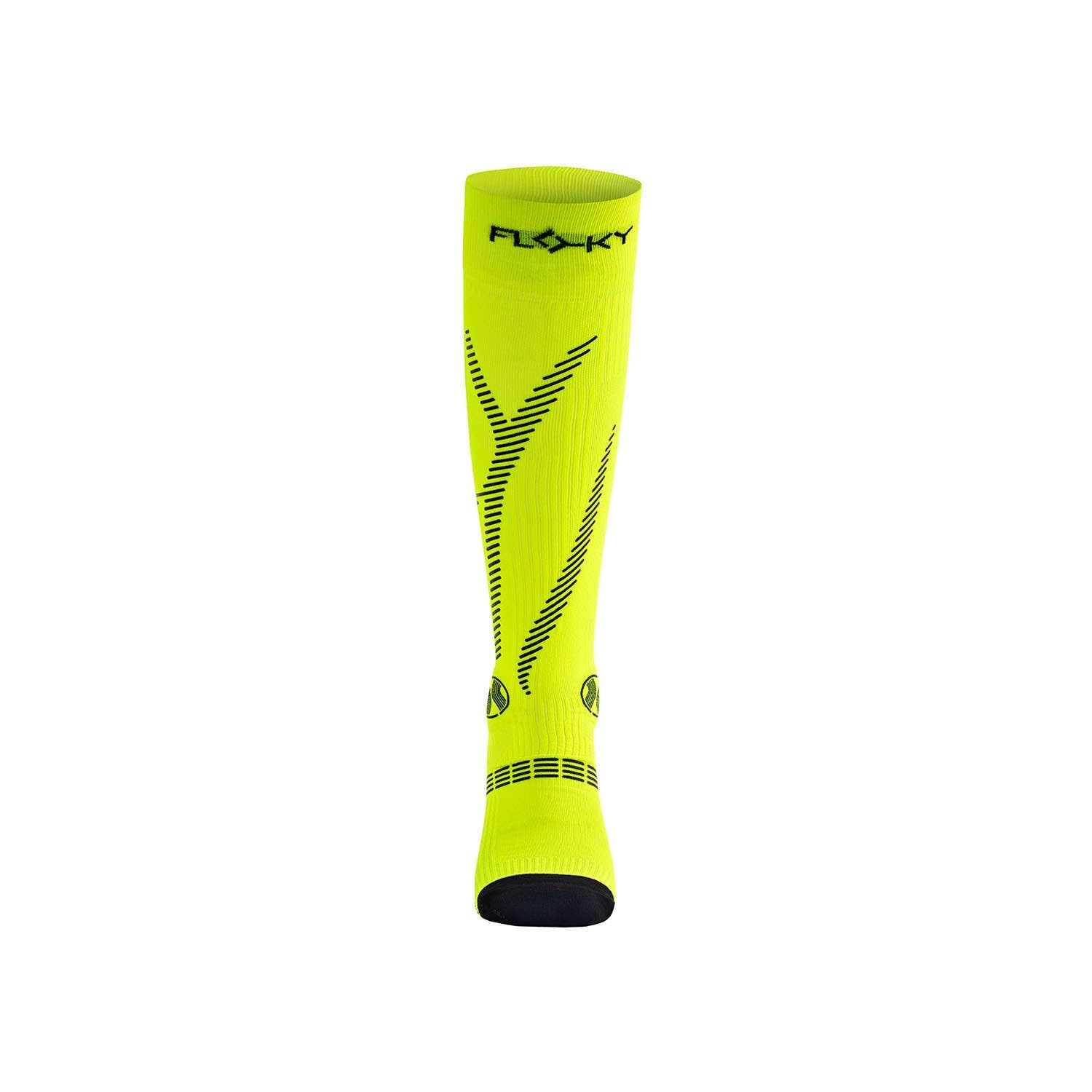 FLOKY GRF LONG Chaussettes biomécaniques de sport à fort impact Chaussettes de compression basket, volley, crossfit, hydrox, protection du tendon d'Achille et des muscles, réduction maximale des