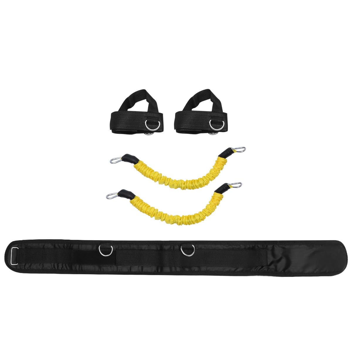 Set Fascia Elastica per Allenamento Forza 50 Lb, Corda Elastica per Trazioni e Esercizi Gambe Braccia, Accessorio Fitness Portatile per Palestra e Home Workout