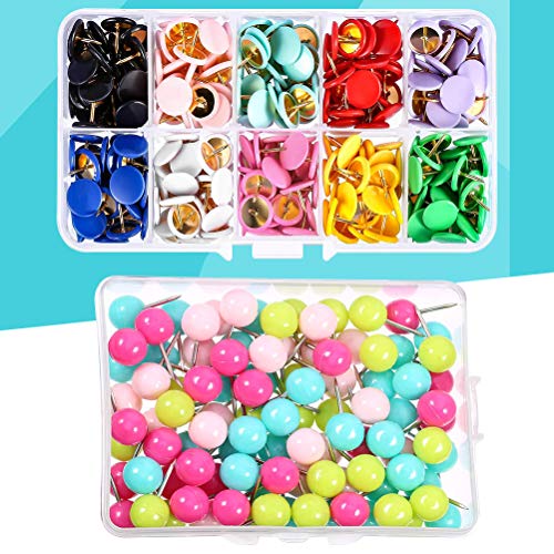 Conjunto de pinos de plástico coloridos Liobo 400 pçs com pinos coloridos para desenhar para calendá