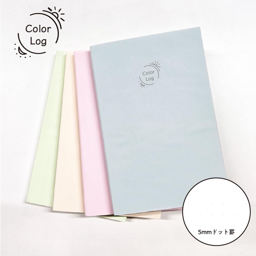 Nakabayashi A6 Dot Grid Notebook, Green
