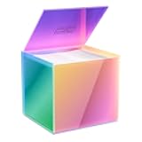 CLEAN SKIN CLUB The Prism Box for Clean Towels XL, Vibrant Storage Solution for 50 Disposable Towels, Stylish and Functional Bathroom Accessory