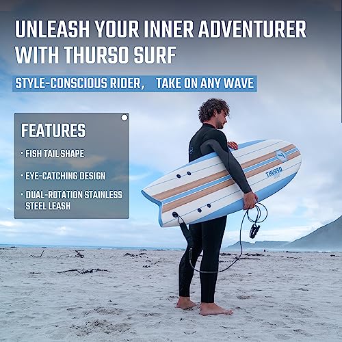 Thurso Surf TS-S-L-510 Lancer 5'10'' Soft Top Foam Surfboard Fish Surf Board thumb #2