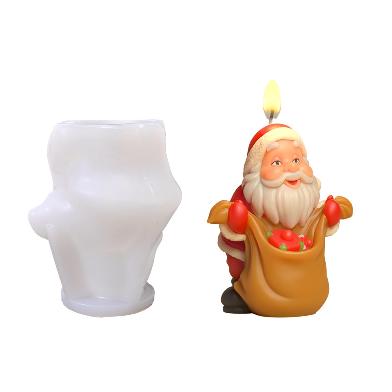 Tsophreniq Silicone Molds Christmas Epoxy Resin Santa Castings Plasters Christmas