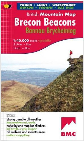 Brecon Beacons (British Mountain Map)