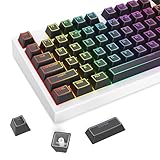 Matériau PBT durable : fabriqué à partir de matériau PBT de haute qualité, ces touches sont très résistantes à l'usure, à la décoloration et à la brillance. Profitez d'une utilisation durable sans vous soucier que les touches perdent leur éclat ou que les légendes s'usent.