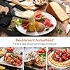 Yoassi Lot de 8 Poêlon Raclette Triangulaire Anti-adhésif, Coupelle Raclette Triangle avec Poignée Anti-brûlure pour Fromage Fondu, Oeuf Frit, 8Pcs Spatules en Nylon Passés au Lave-vaisselle