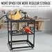 Tool Stand With Wheels, Casters & Melamine Wooden Table Top, Power Tool Stand For Miter Saw, Drill Press, Belt Sander, Bench Grinder, Band Saw, Scroll Saw, Planer