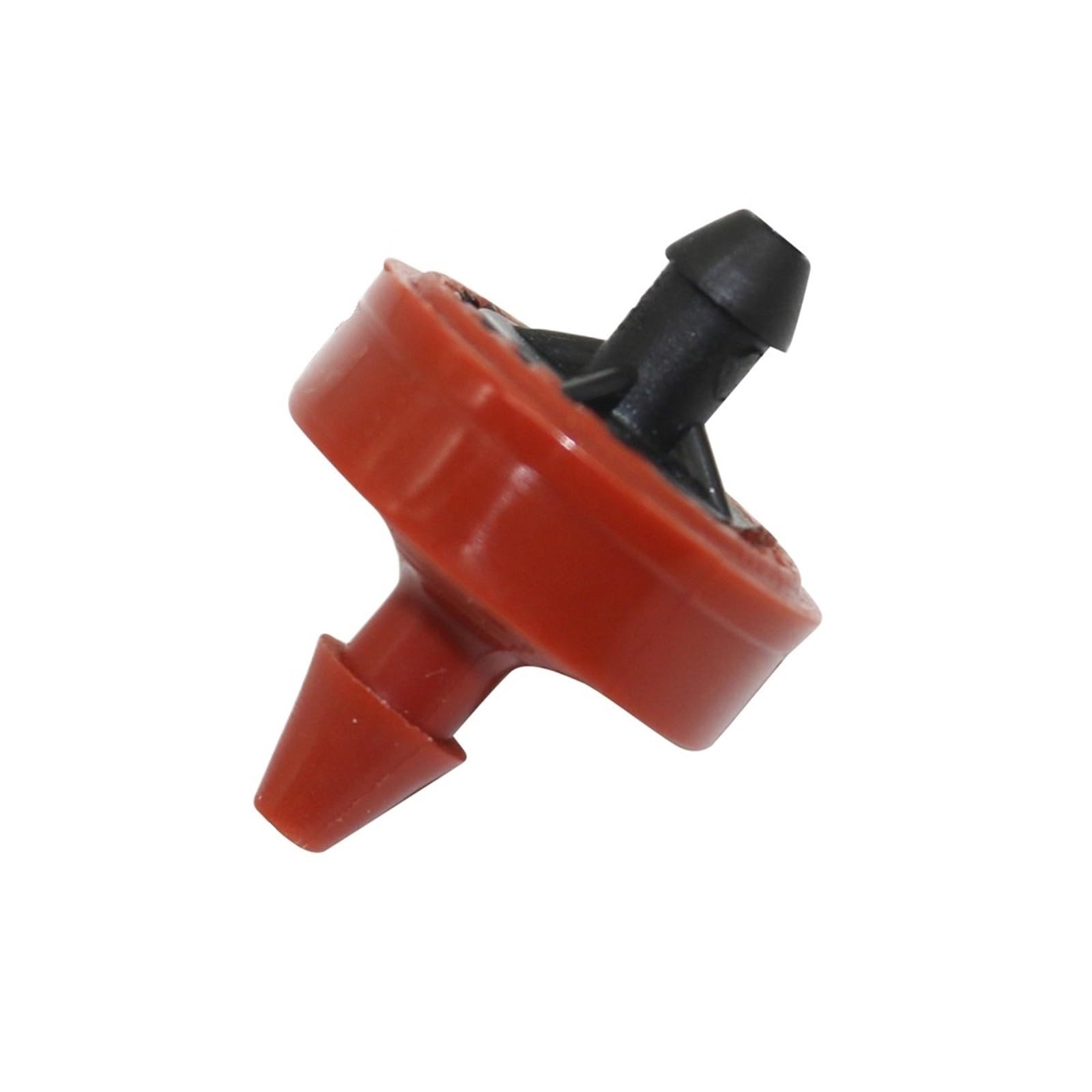 Emettitori per Irrigazione a Goccia Mini gocciolatore autocompensante da 2L/H, 4L/H, 8L/H, raccordi for irrigazione giardino e serra 4/7 mm, 500 pezzi(Red 2L)