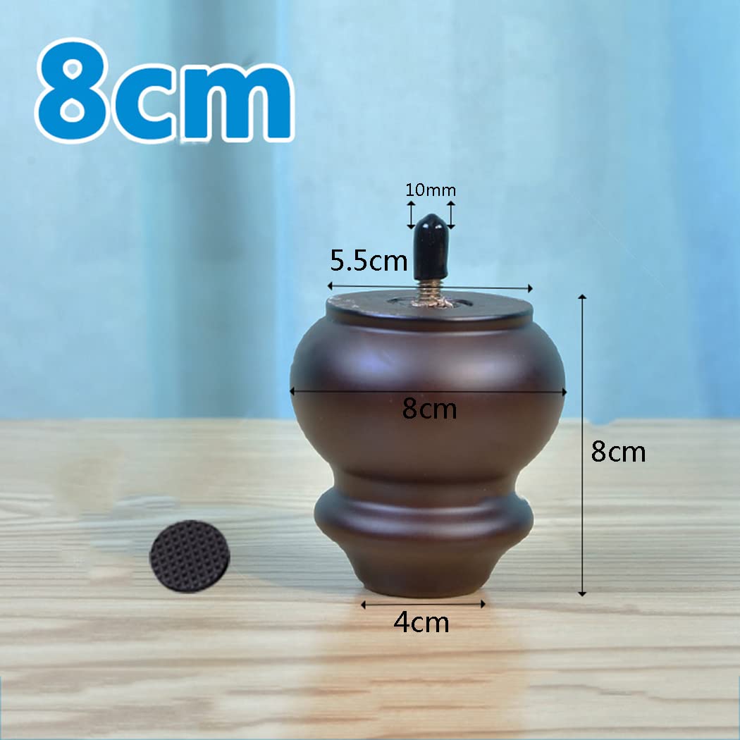 18 cm hoge kalebas type meubelpoten houten meubelpoten tafelpoten