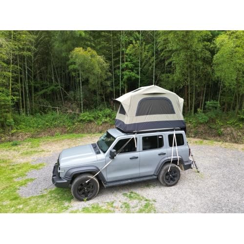Carpa Inflable para Techo de Coche 2 Personas Verde miniatura 3