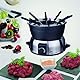 LITTLE BALANCE 8386 Gourmet 8 Fondue-Gerät, Edelstahl/Schwarz