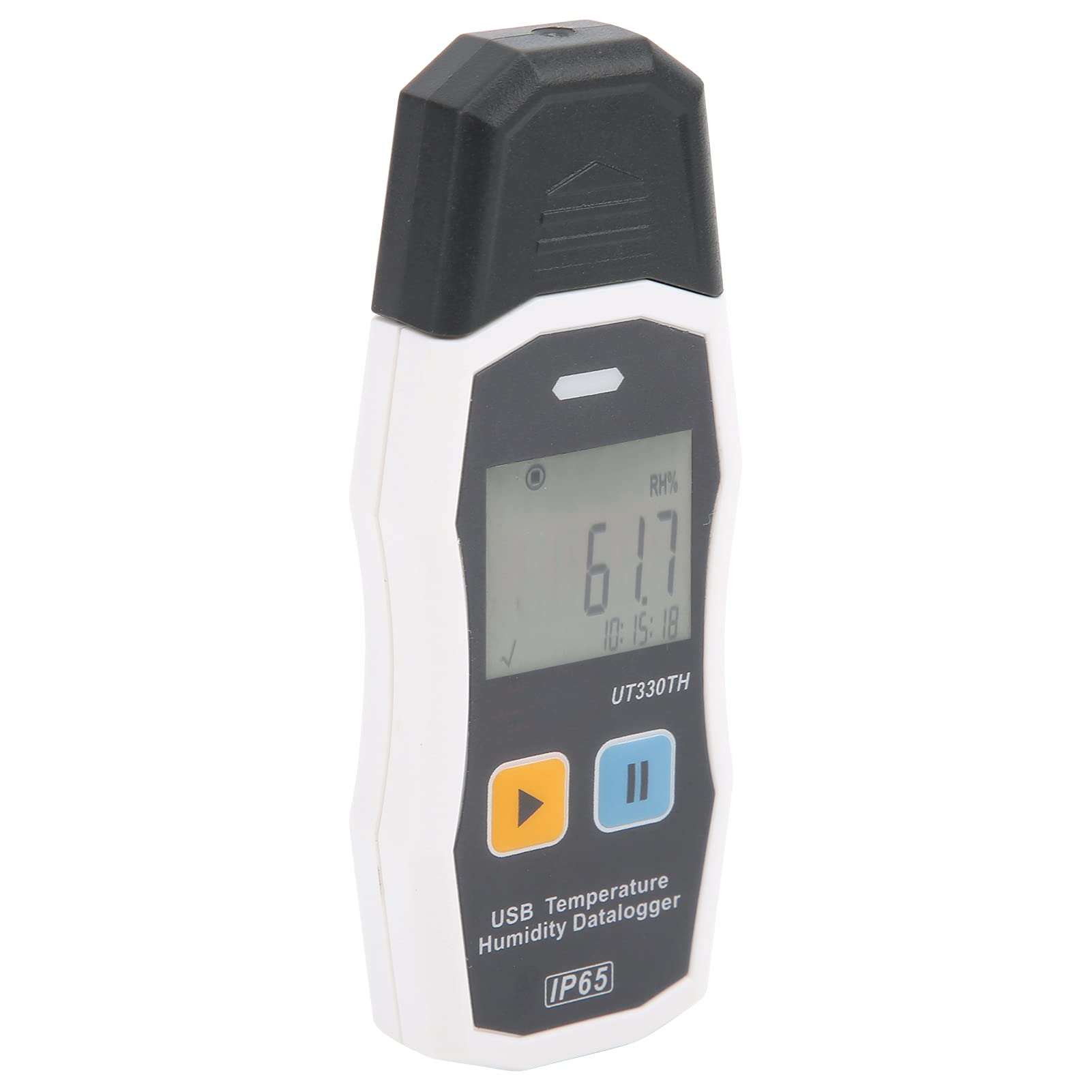 Ejoyous UT330TH Registratore di Temperatura e umidità Termometro Digitale ABS Igrometro 64000 Registra IP65 Registrazione Dati USB Da 22 a 158 °F Da 0 a 99,9% di umidità Relativa per Monitoraggio