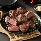 Premium Super Trimmed™ Tenderloin Filet Mignon steak Medallions 16 count, 2 oz, Aged up to 28 Days. Tender and Juicy Restaurant-Quality and Cooking Instructions from Kansas City Steak Company