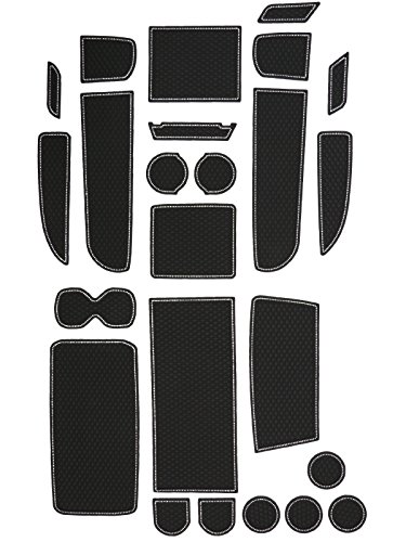 20系 アルファード ヴェルファイア 専用設計 ゴム ラバー ポケットマット ジュエル ラインストーン付き 前期 後期 対応 24点セット 傷 異音防止