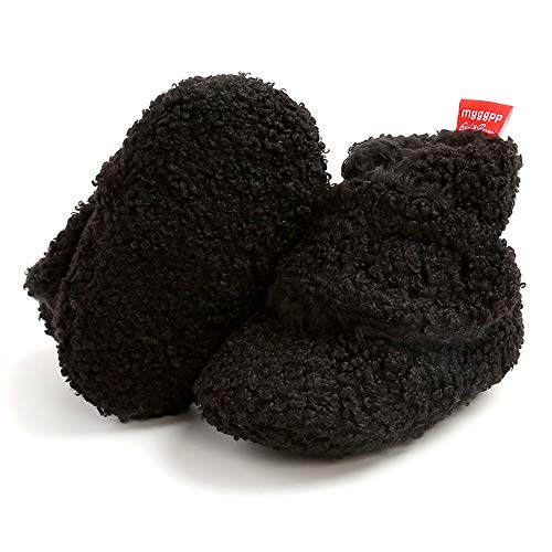 Image of Timatego Newborn Baby Boys Girls Booties Stay On Socks Non Skid Soft Sole Infant Toddler Warm Winter House Slipper Crib Shoes 0-18 Months