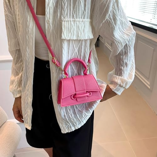 CHIC DIARY Small Crossbody Bags for Women PU Leather Shoulder Bag Top Handle Handbags Cute Sling Purse for Party3