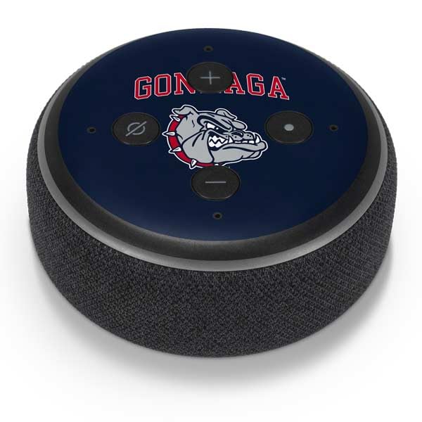 Skinit Decal Audio Skin Compatible with Amazon Echo Dot 3 - Officially Licensed Gonzaga University Bulldogs Design