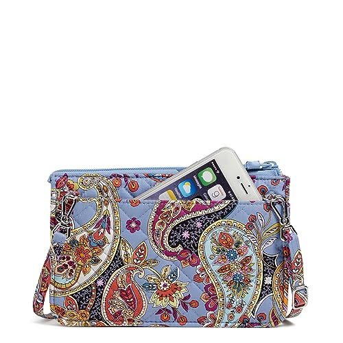 Image of Vera Bradley Women's Cotton Wallet Crossbody Purse with RFID Protection