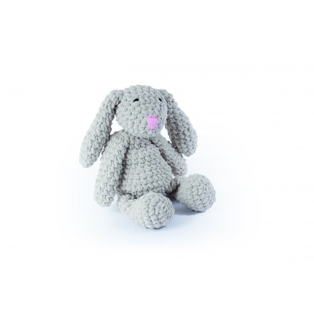 Knitty Critters Baby Dove - Ruby Bunny Crochet Hook, Yarn For Features, Toy Stuffing, Pattern,3 X 100G Balls, 8Mm & 5Mm