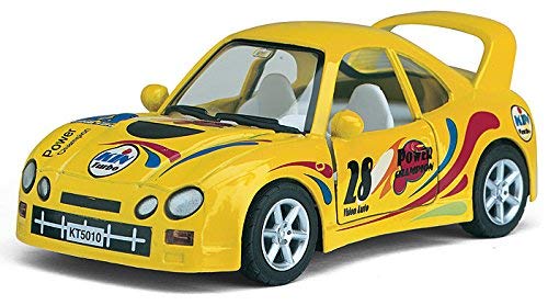 Flying Toyszer Kinsmart 5 Diecast Metal Turbo Racer Car, Pack of 1, Color May Vary
