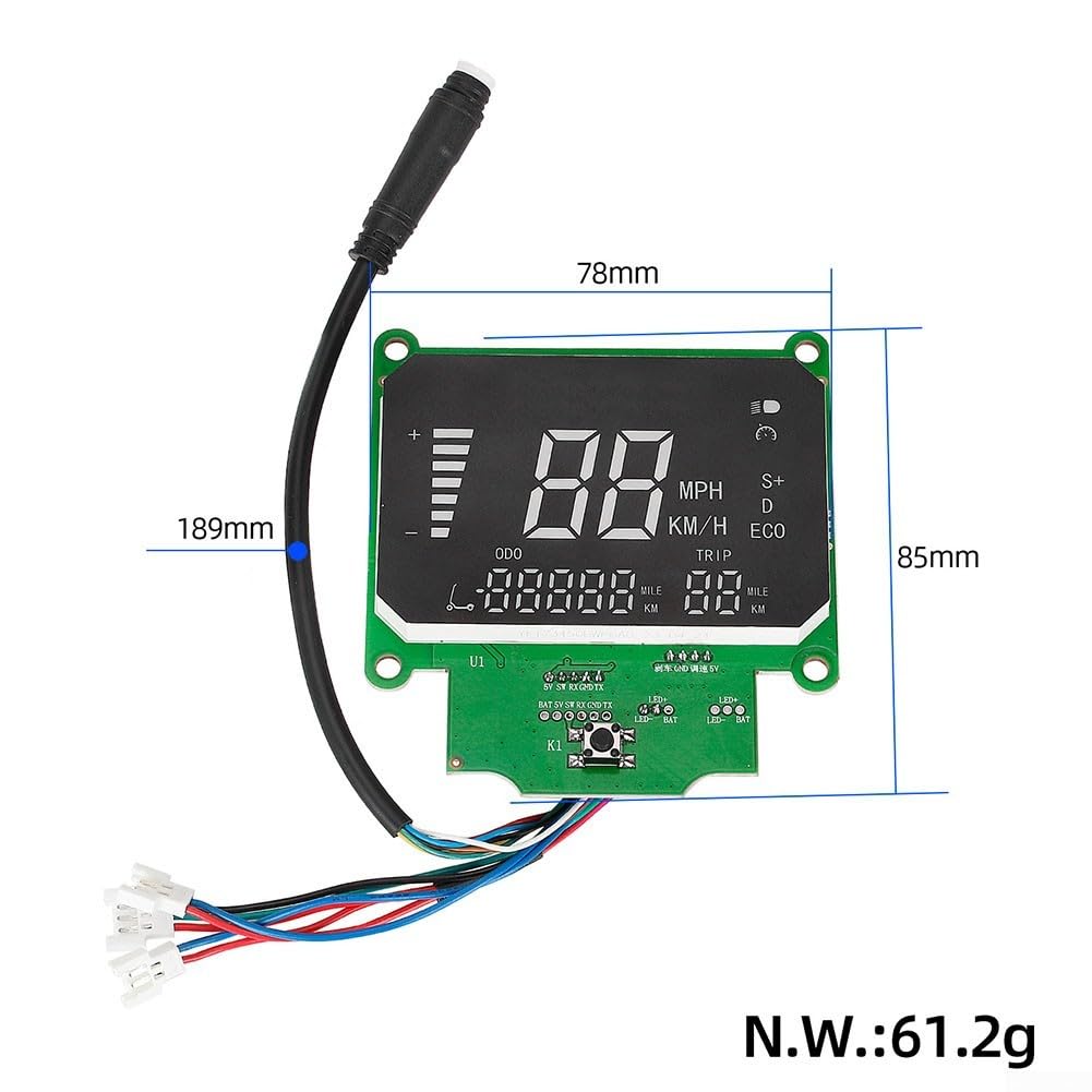 Kit de medidor de scooter eléctrico para MW21 48V 1200W (B)