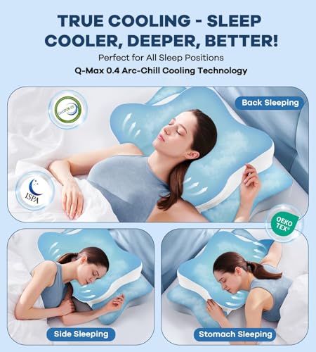 Image of DONAMA Cervical Pillow for Neck and Shoulder Pain Relief