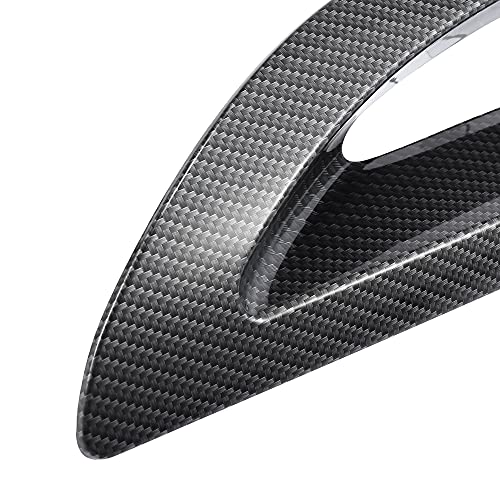 X Autohaux Pair Hood Side Air Vent Cover Bezels Trim Carbon Fiber Pattern For Jeep Wrangler Jk Jku Unlimited Rubicon 2007-2017 #TOP5